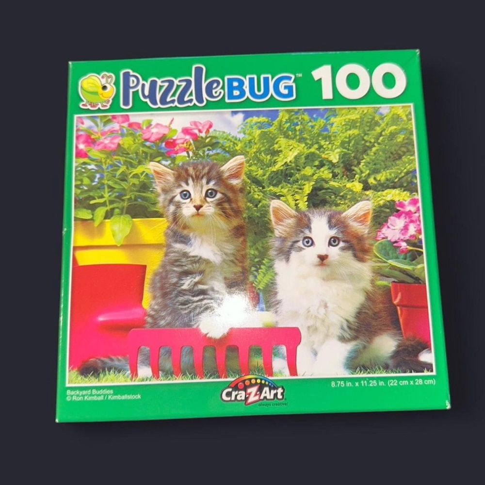 PuzzleBug 100-Piece Cat Puzzle